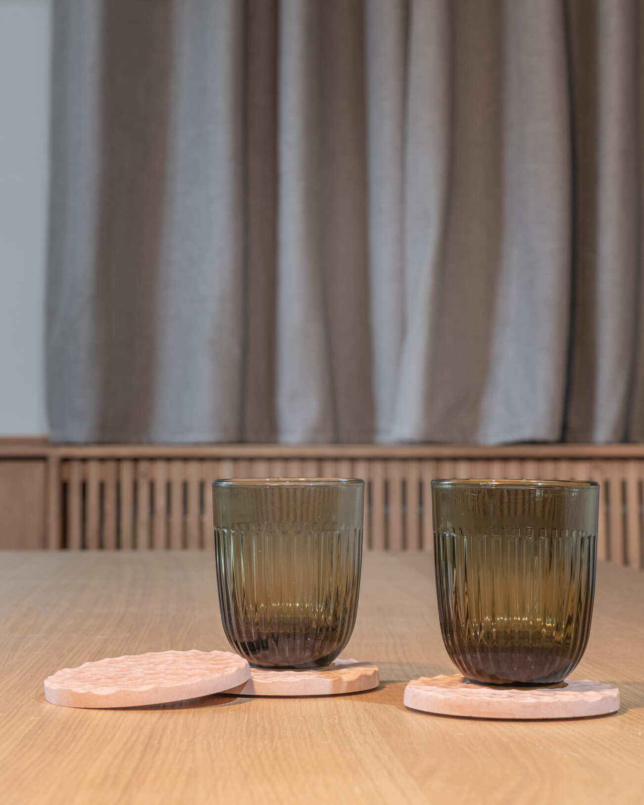 Sous-verre SUNA terracotta Ø10 cm