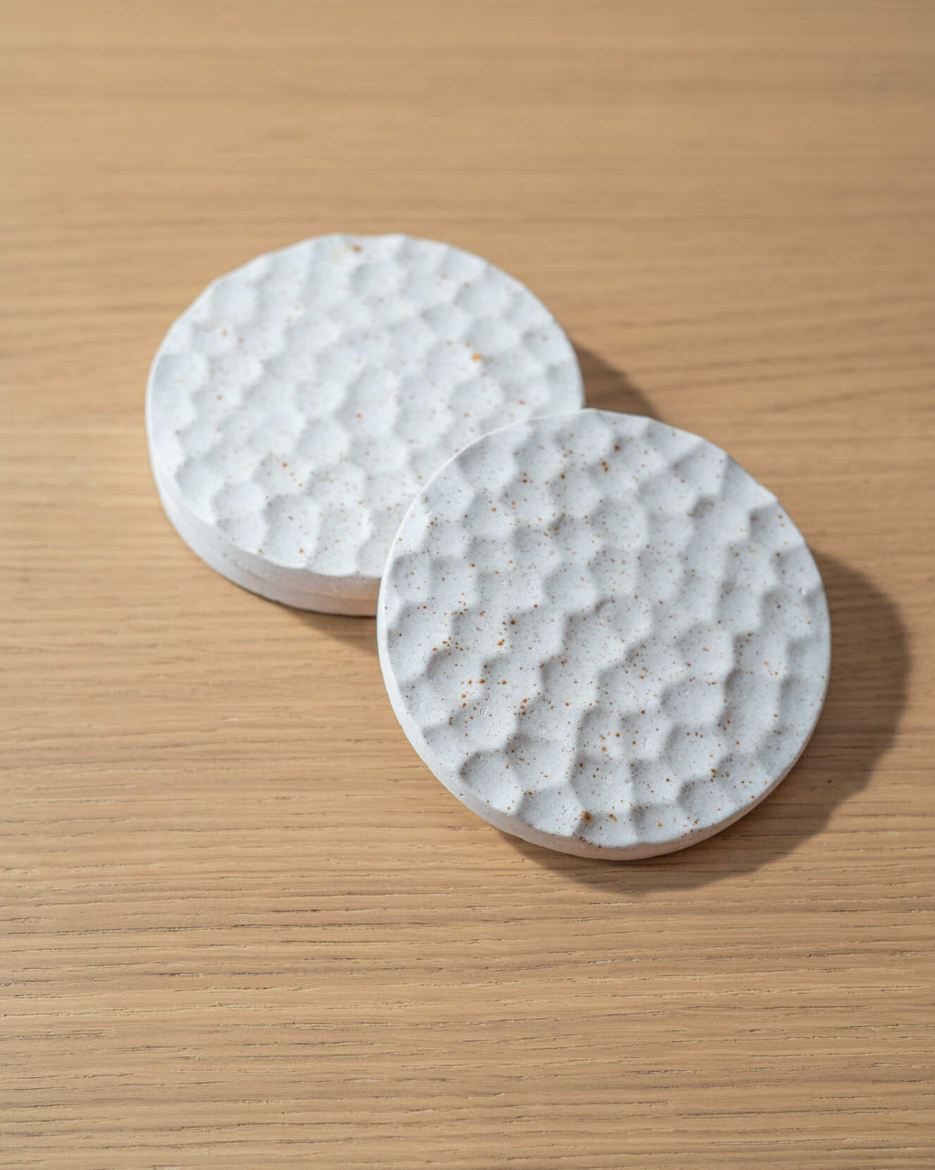 Sous-verre SUNA blanc Ø10 cm