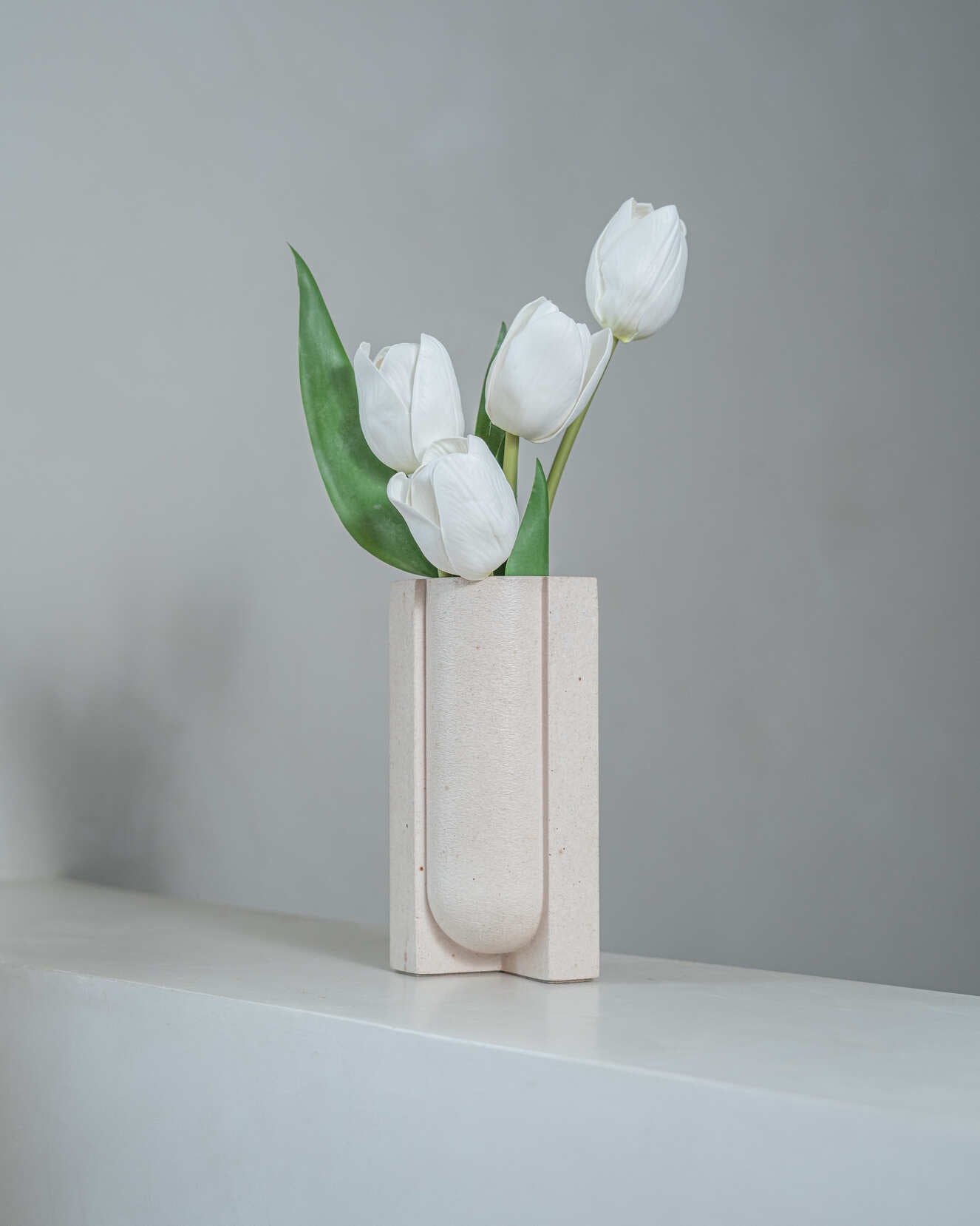 Soliflore SŌGE crème 15,5 cm