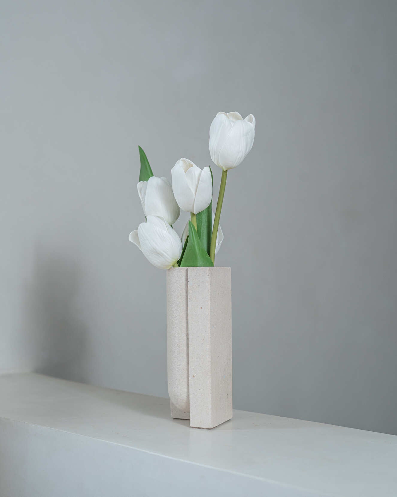Soliflore SŌGE crème 15,5 cm