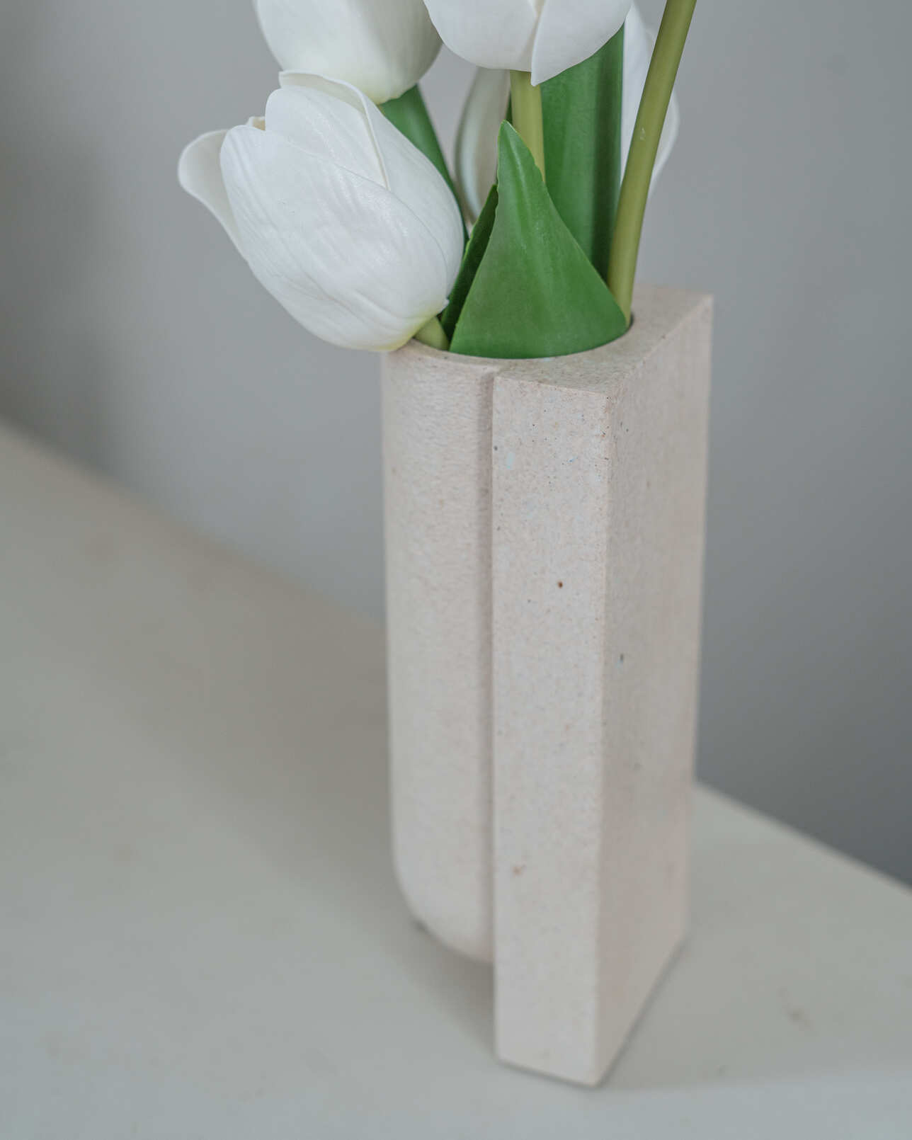 Soliflore SŌGE crème 15,5 cm