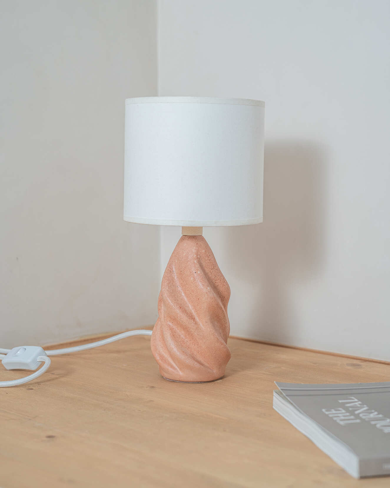 Lampe UNERI terracotta 32 cm