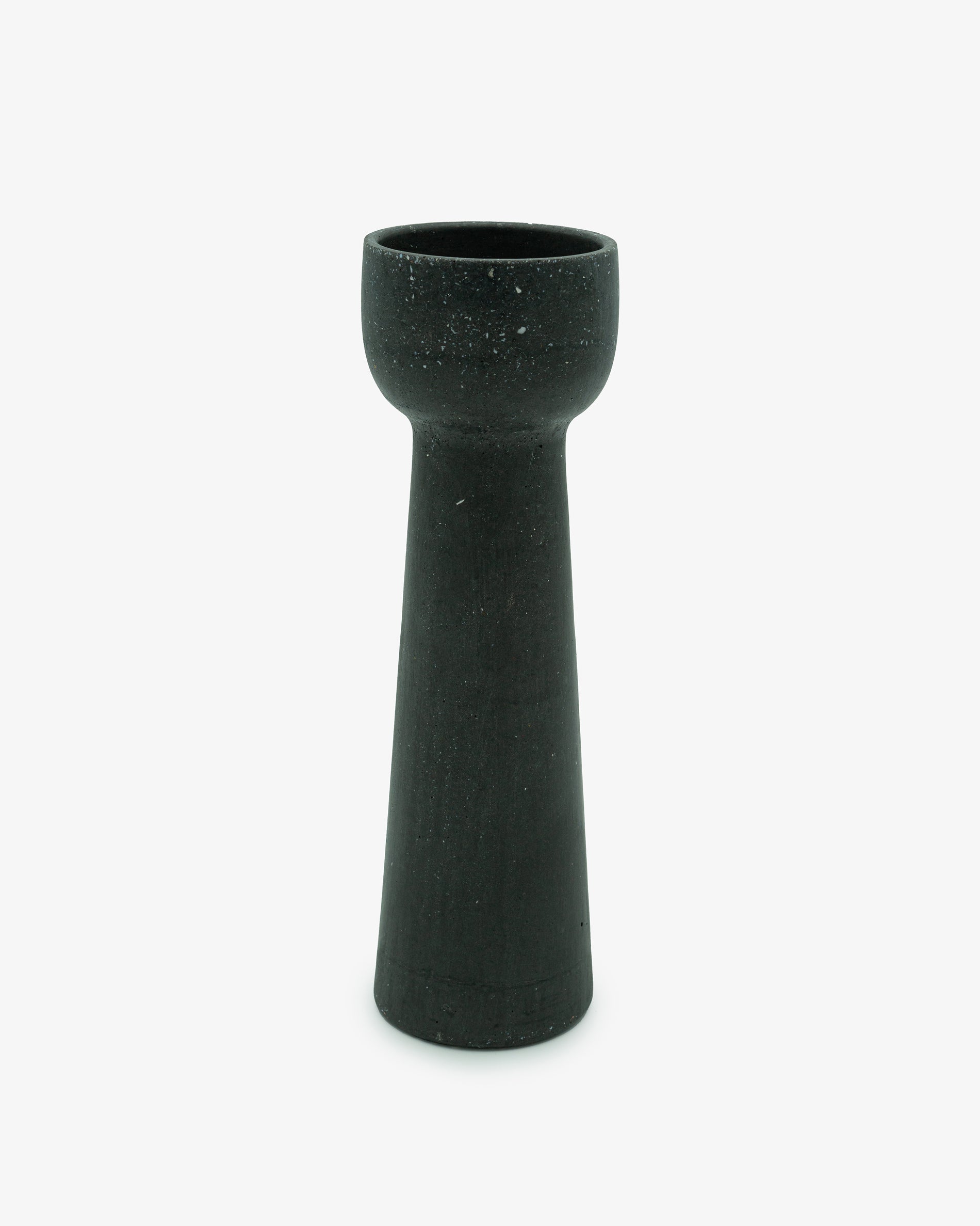 Bougeoir CHŪRI noir 30 cm