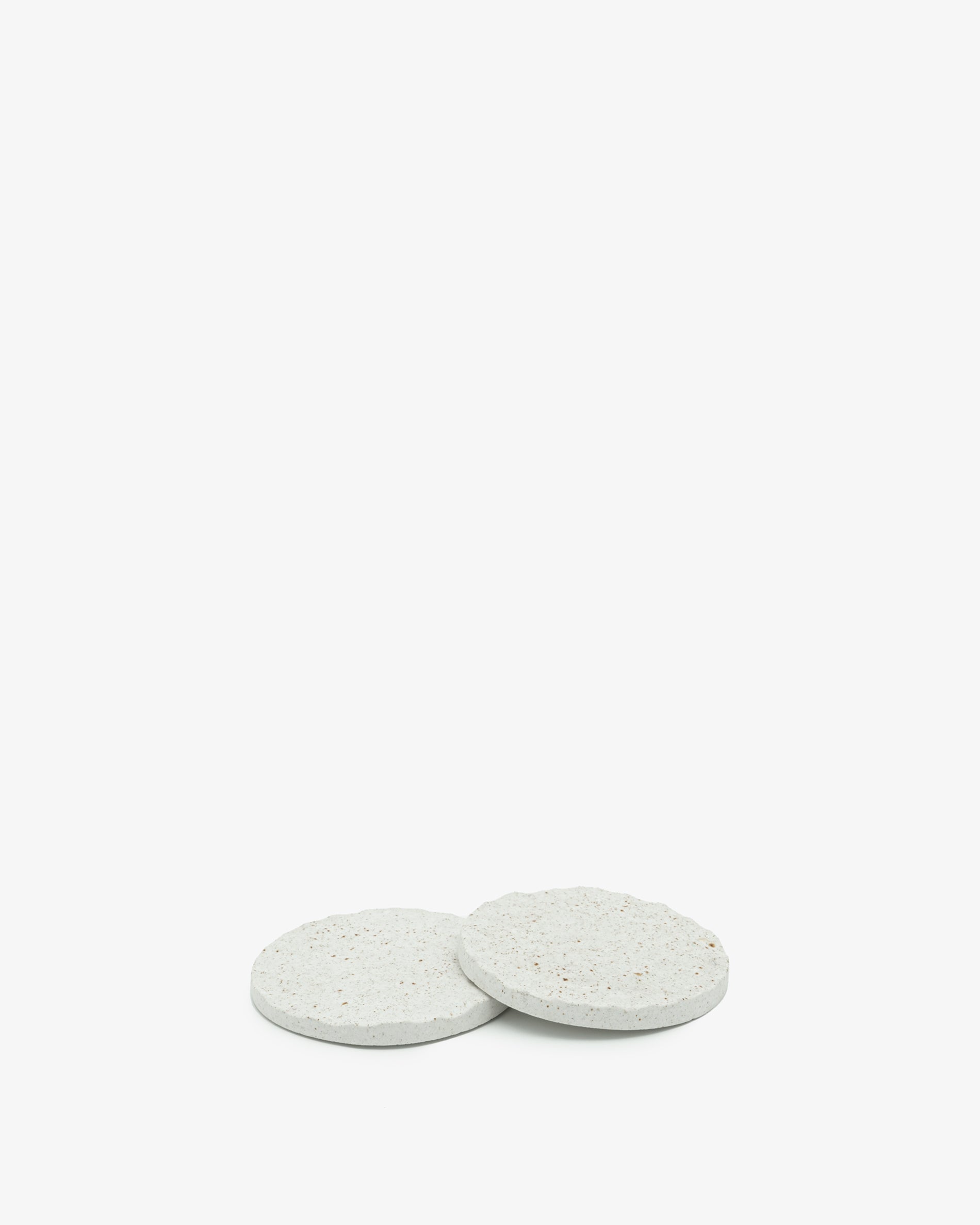 Sous-verre SUNA blanc Ø10 cm